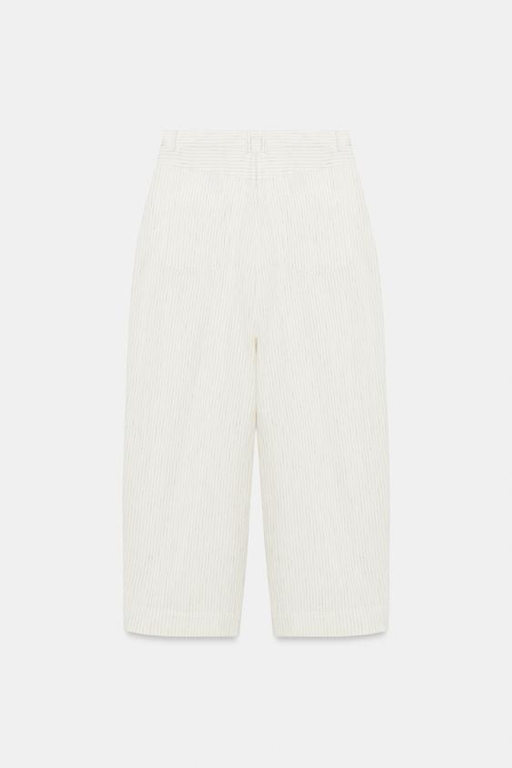 ZARA БРЮКИ BARREL В ПОЛОСКУ — ZW COLLECTION, ПОЛОСКИ