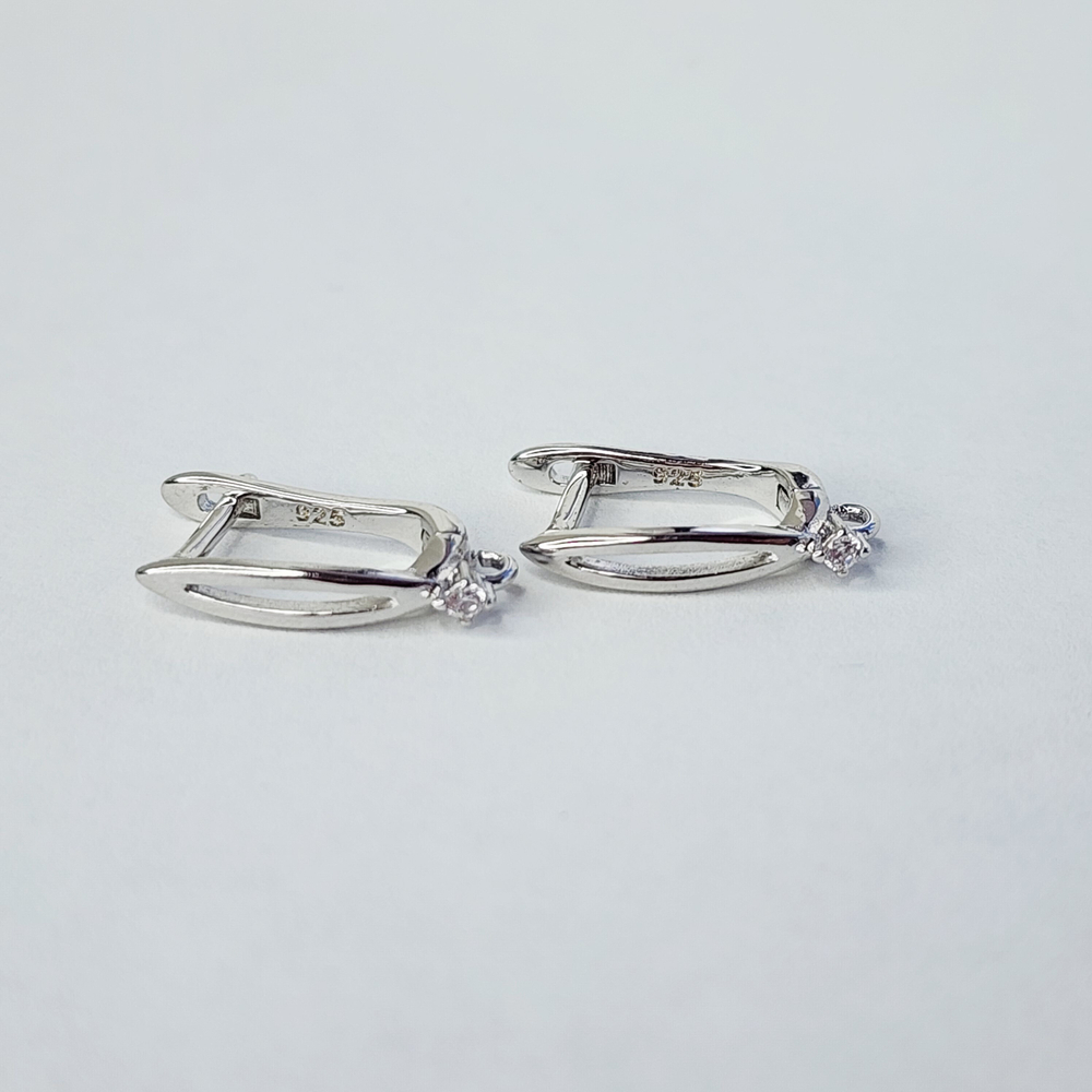 Ювелирные швензы, английский замок, родий, люкс фурнитура