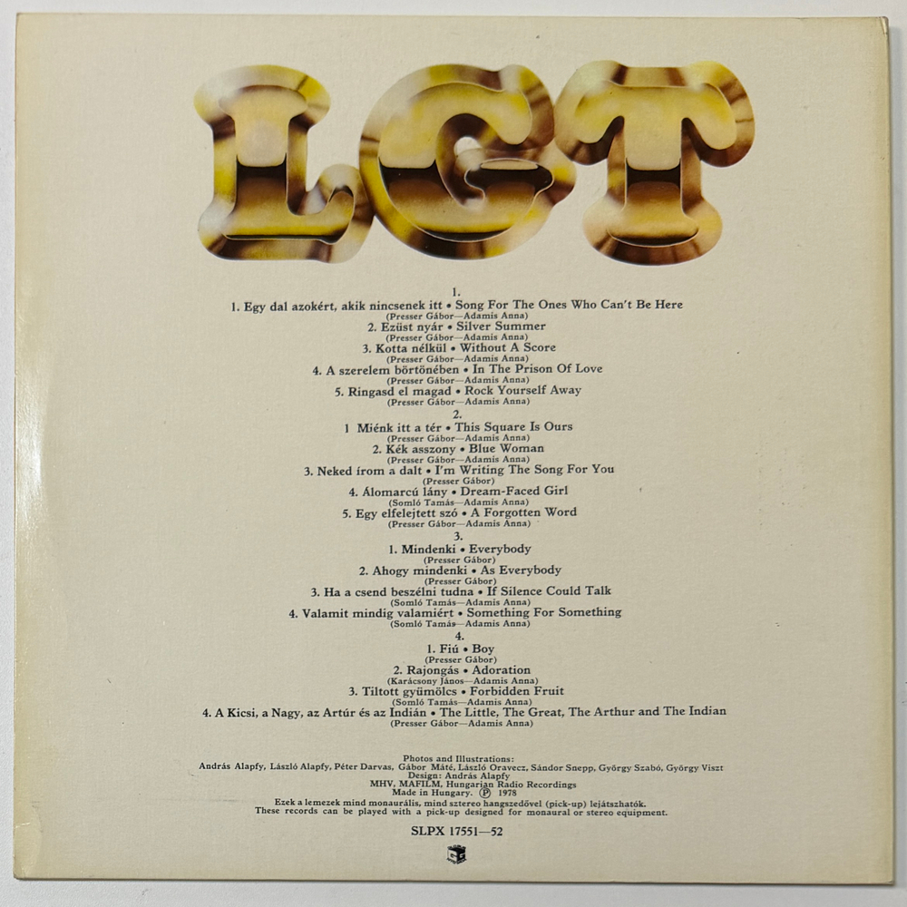 Locomotiv GT – Aranyalbum 1971-76 2LP (Венгрия 1978г.) Т