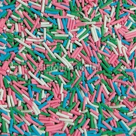 Посыпка вермишель разноцветная микс 100 гр.