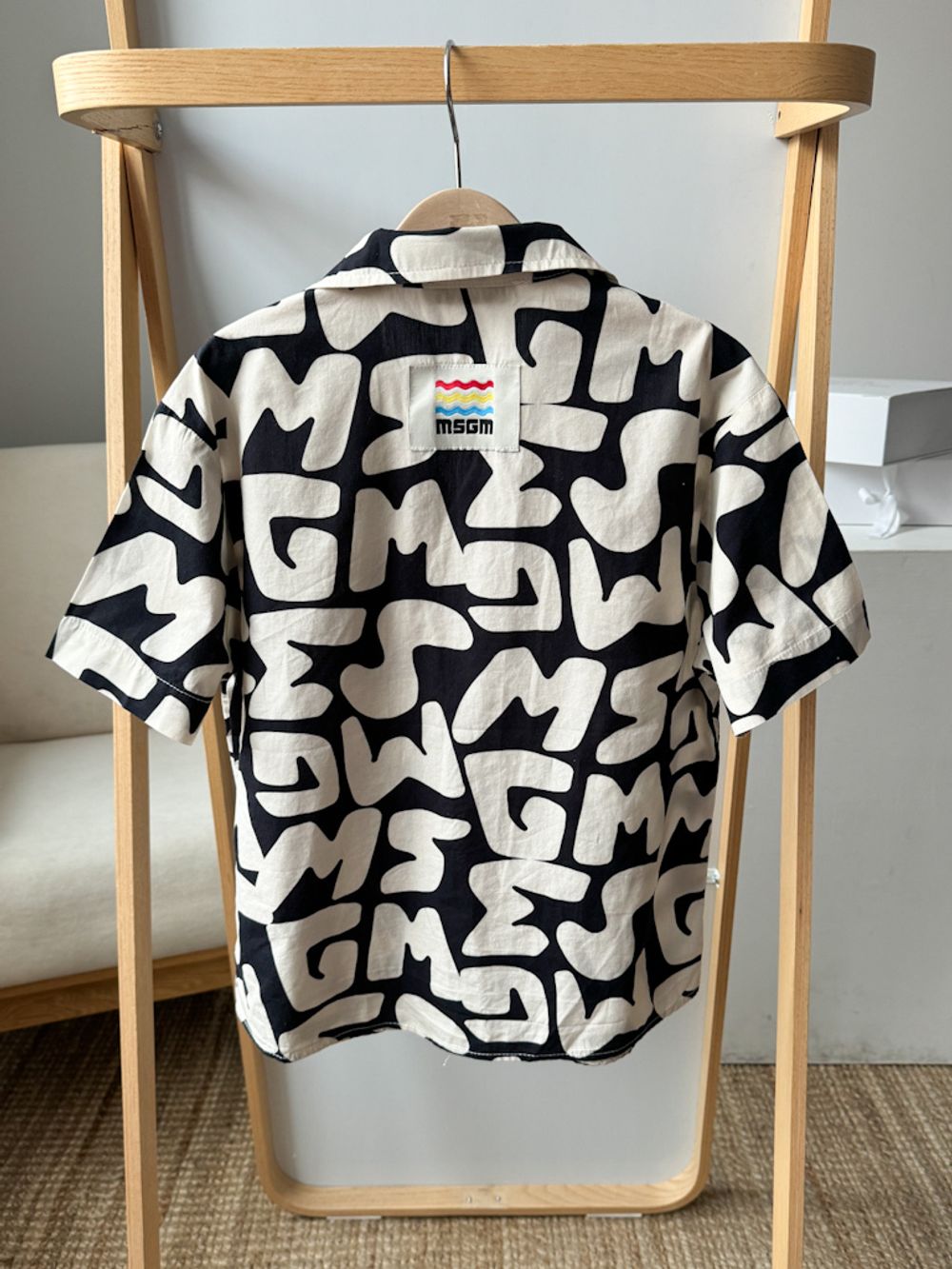 Хлопковая рубашка MSGM, 128