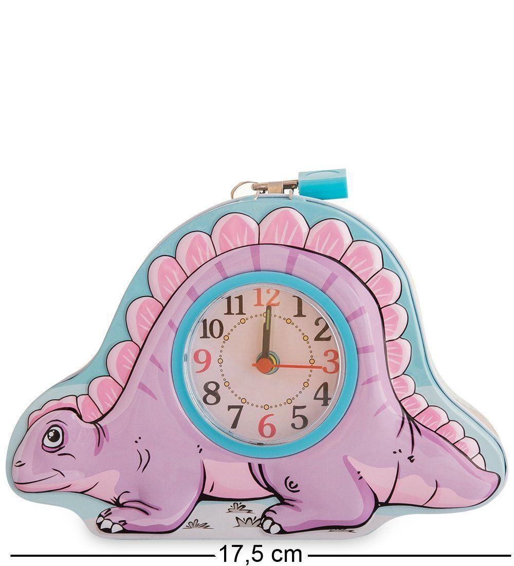 BX- 51/4 Метал. копилка с часами «Динозаврик»