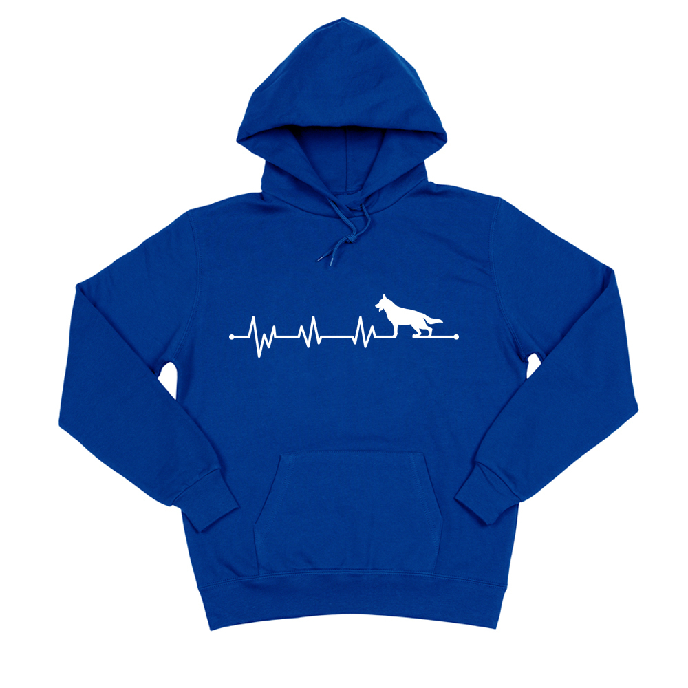 Толстовка "Овчарка - сердечный ритм"