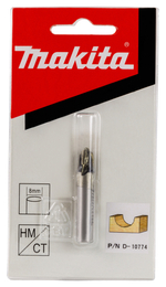 Фреза паз. галтельная 3R 6х6x8х32х2Т Makita D-10774 6х6х8х32х2Т