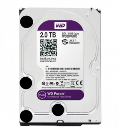 Жесткий диск Western Digital WD Purple 2 ТБ 3,5″ (WD20PURZ)