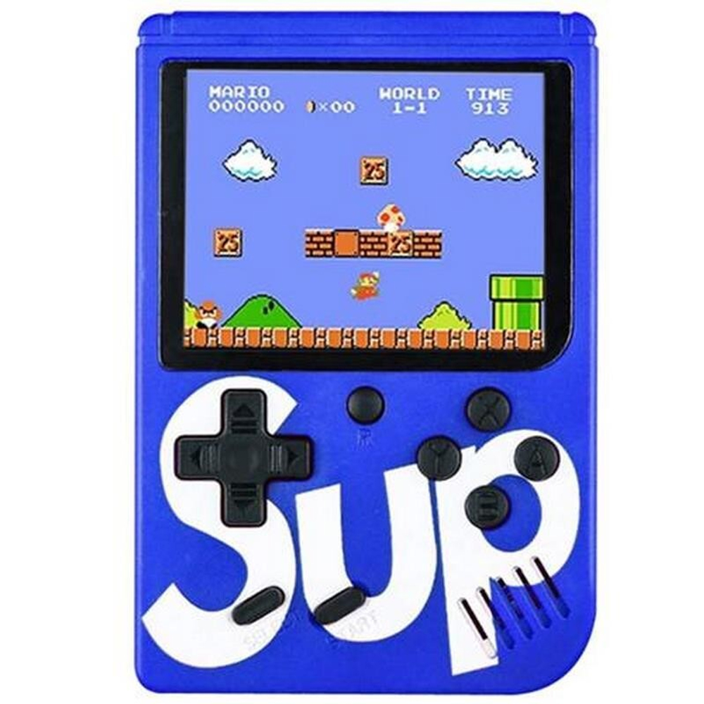 Игровая консоль Retro Game 400 игр (синий)