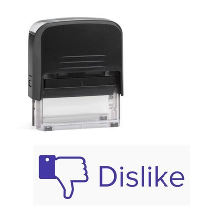 Штамп шутка "Dislike" без рамки
