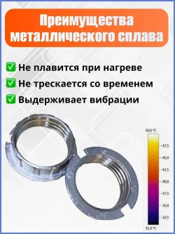 Кольцо для патрона G9 прижимное металлическое 5 шт, крепеж для ламп, надежная фиксация