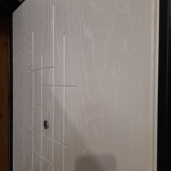 Входная металлическая дверь Рекс 24 Силк Титан / ФЛ-289 Белый ясень