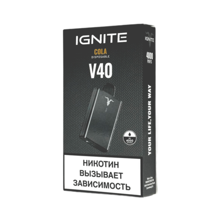 Ignite V40 Кола 4000 затяжек 20мг (2%)