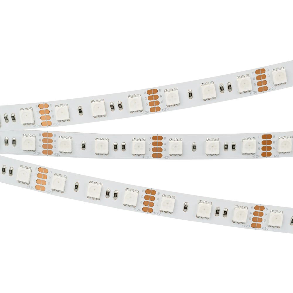 Светодиодная лента RT-B72-10mm 12V RGB (15 W/m, IP20, 5060, 5m) (Arlight, 15 Вт/м, IP20) 016246(2)