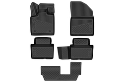Коврики в салон для EXEED VX 2021-, Кроссовер, 5шт. (Повышенная устойчивость, повышенная износостойкость) FORMAT.3DAN0020210K