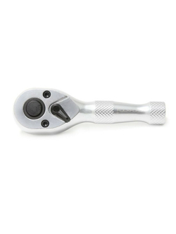 Трещотка реверсивная короткая с накаткой 1/4''(L-90мм 72зуб) RockForce##Rock FORCE RF-802226