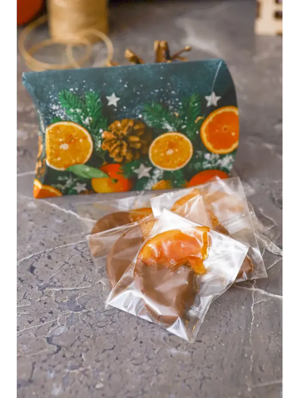 Апельсин в шоколаде 15 шт.