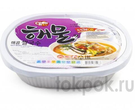 Лапша рисовая со вкусом морепродуктов Cook Si, 92 гр