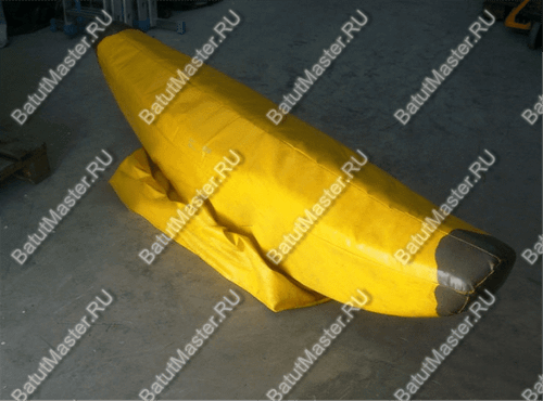 Надувной аттракцион Родео, бана+батут, "Банан", круглый, 5*5*2 м