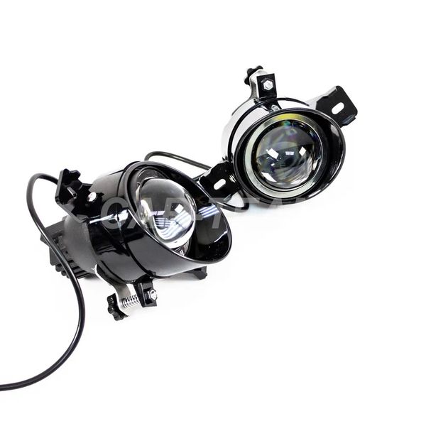 Противотуманные фары (ПТФ) WD-012 "ZMB" лазерные с Bi-LED модулем на Nissan Almera, Primera, X-Trail, Teana, Qashqai (дорестайл)