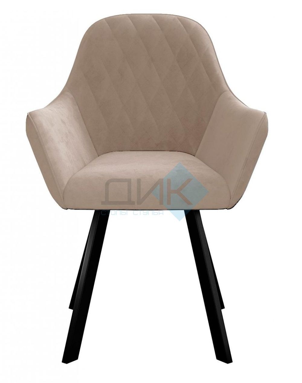 Стул DikLine 240 поворотный опоры чёрные