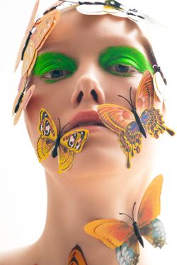 Декоративный гель для лица, волос и тела Color Gel Green Neon