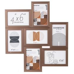 GAEM Фоторамка-панно для 7-ми фото, L41 W2 H46 см