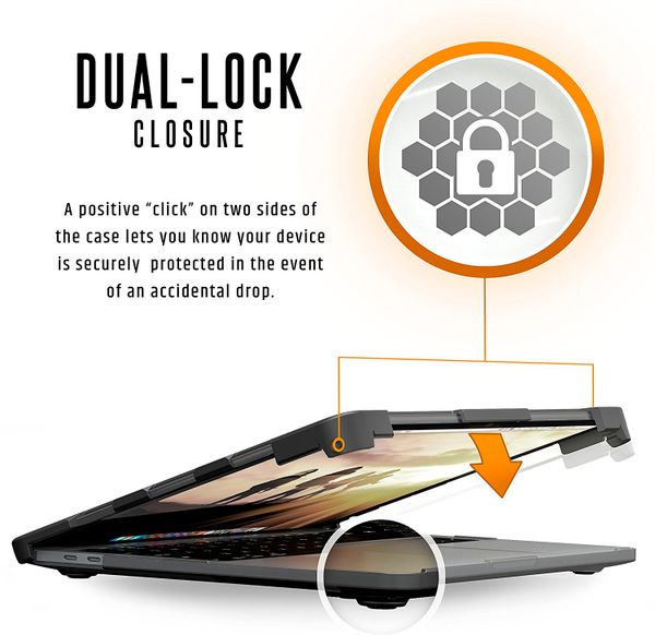Чехол UAG Plasma для MacBook Pro 13'' (2016-2019) прозрачный (Ice))