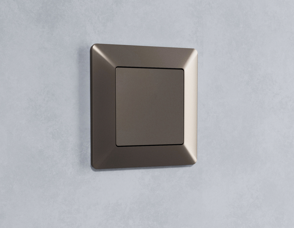 AF110631 Рамка ALFA Line (Темная бронза матовый) 1-ая