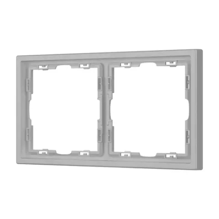 Рамка пластиковая FRM-NOBE-SFPL-2-IS (Arlight, Никель) 059457