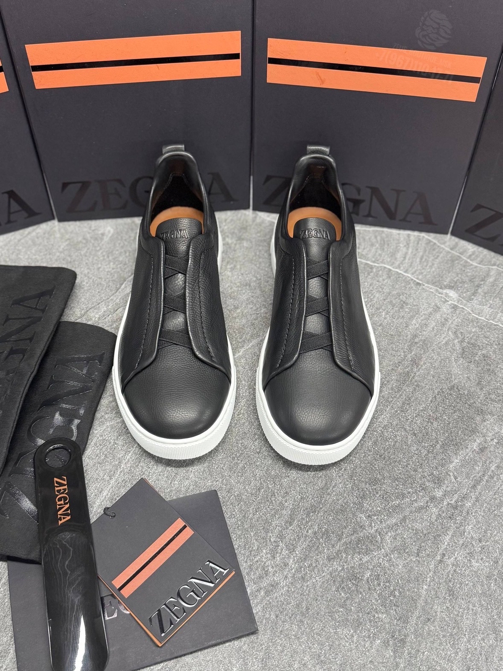 Кеды Zegna Triple Stitch