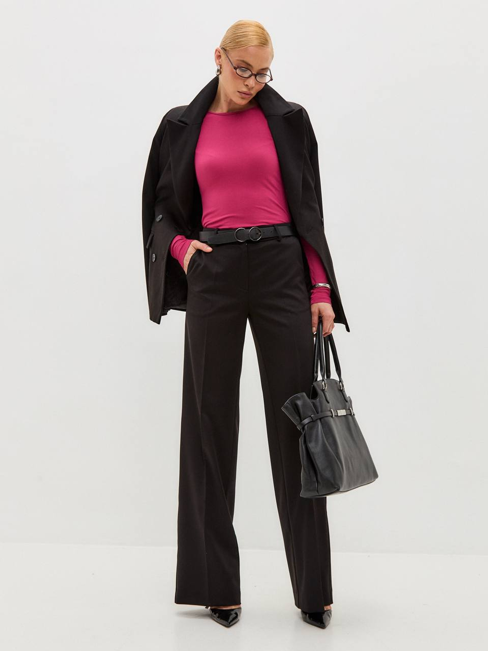 Черные брюки Лорен