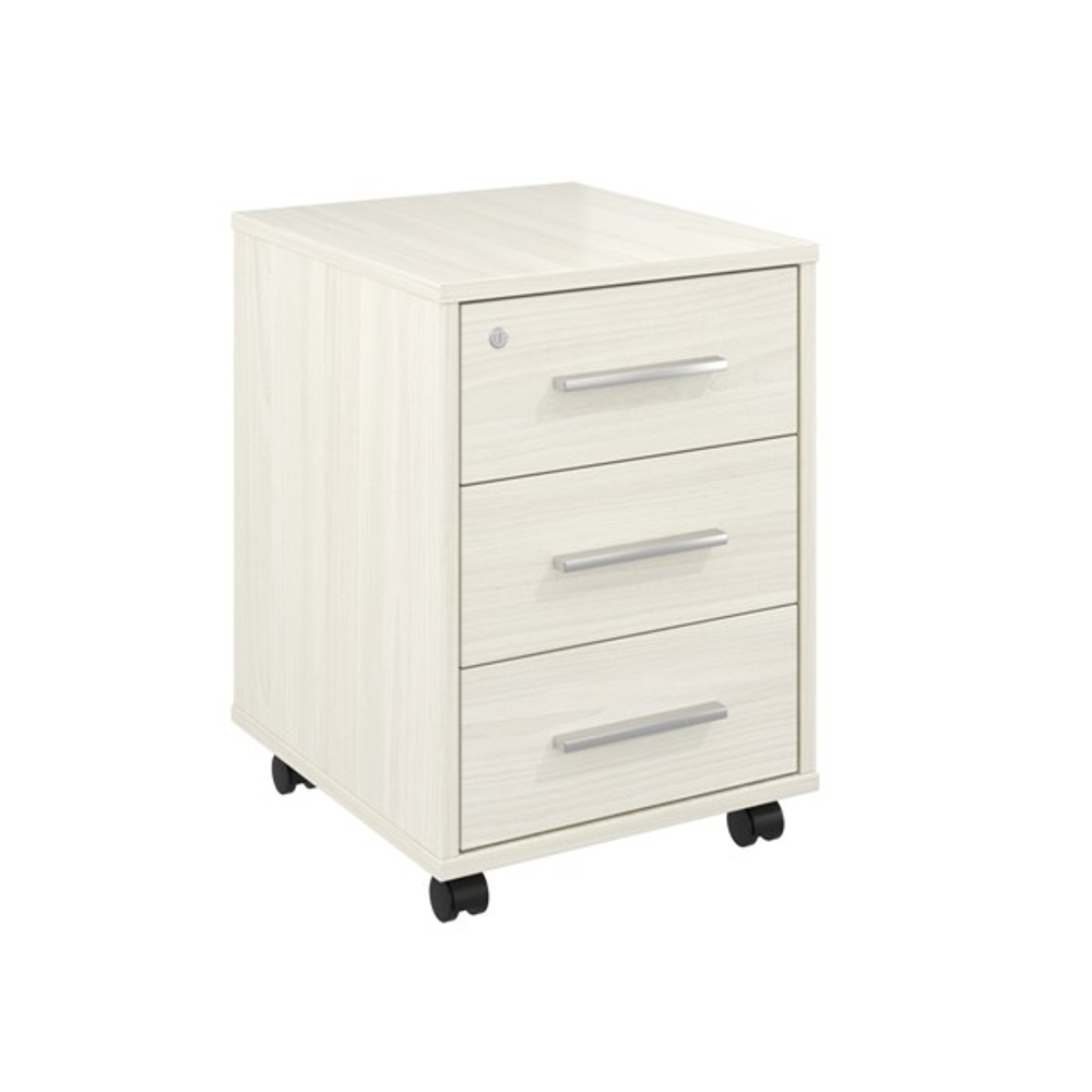 Тумба мобильная 3 ящика с замком КАНЦЛЕР