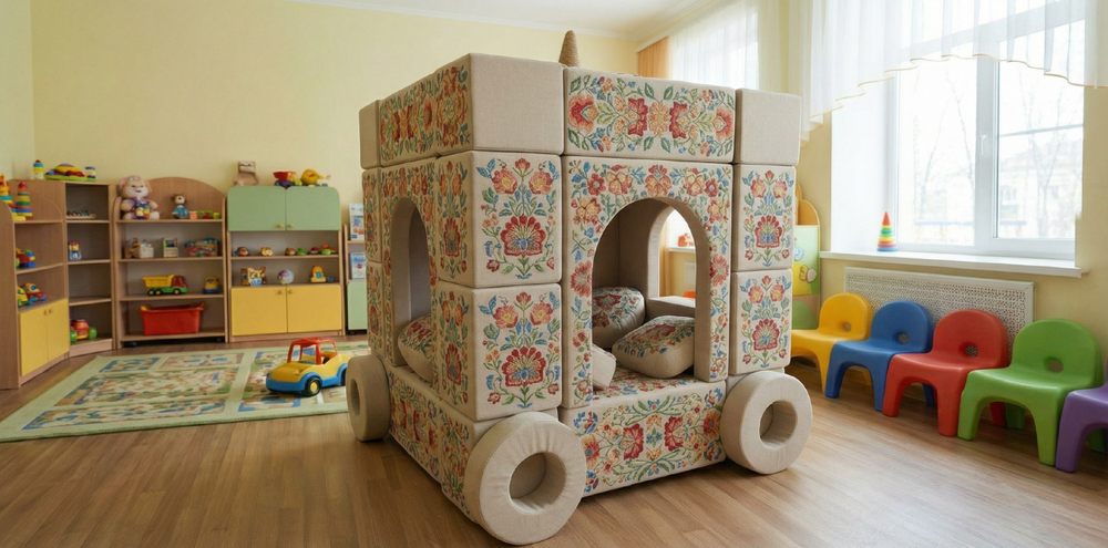 Мягкий конструктор "Карета"