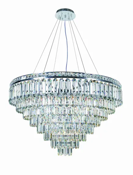 2796R/18A CHROME+CLEAR (1) Люстра (в 2-х коробках) NW