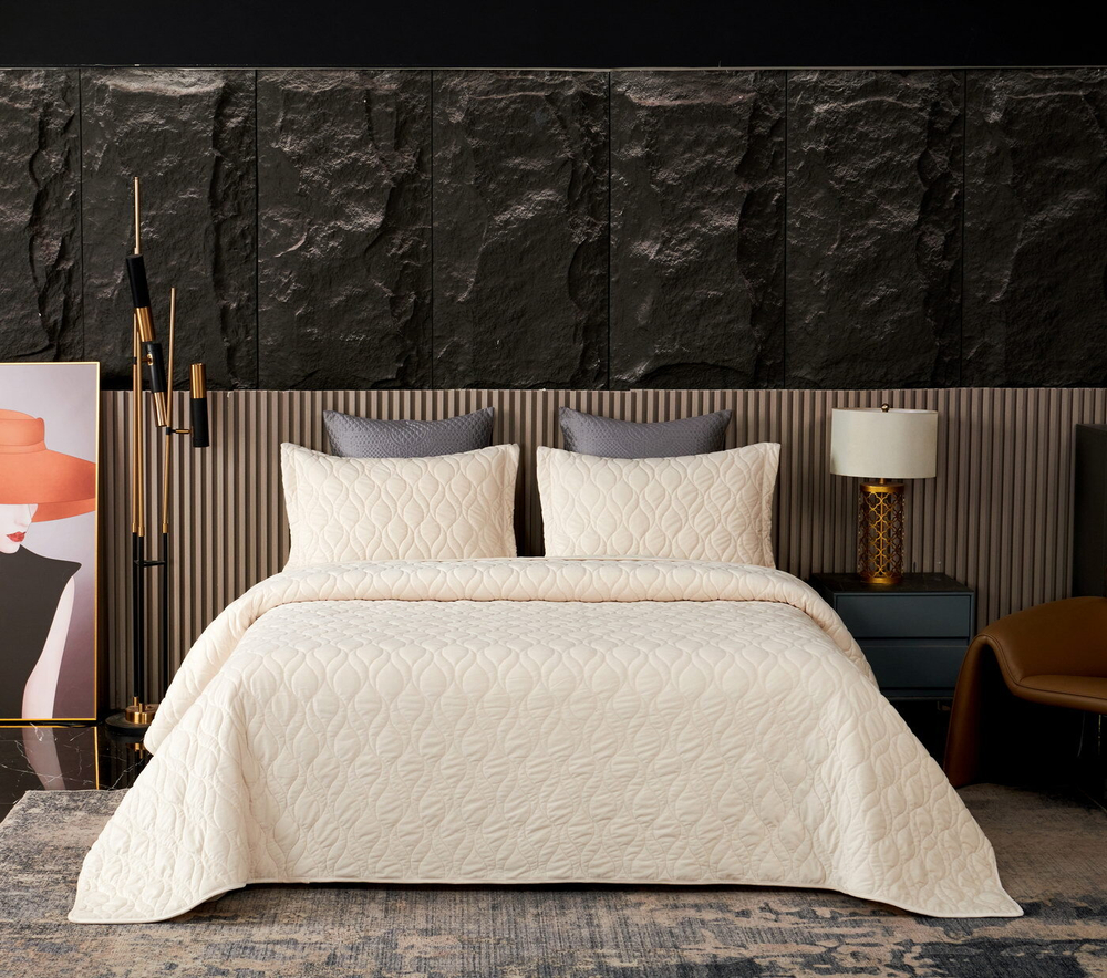 Покрывало 240x260 Sofi De MarkO Нобилис кремовое