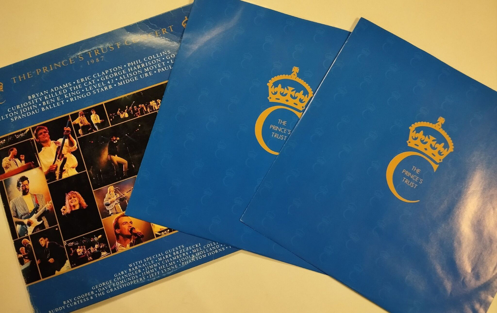 Винтажная виниловая пластинка LP The Princes Trust Concert 1987 (Japan 1987) (Phil Collins, Eric Clapton, Elton John, George Harrison)