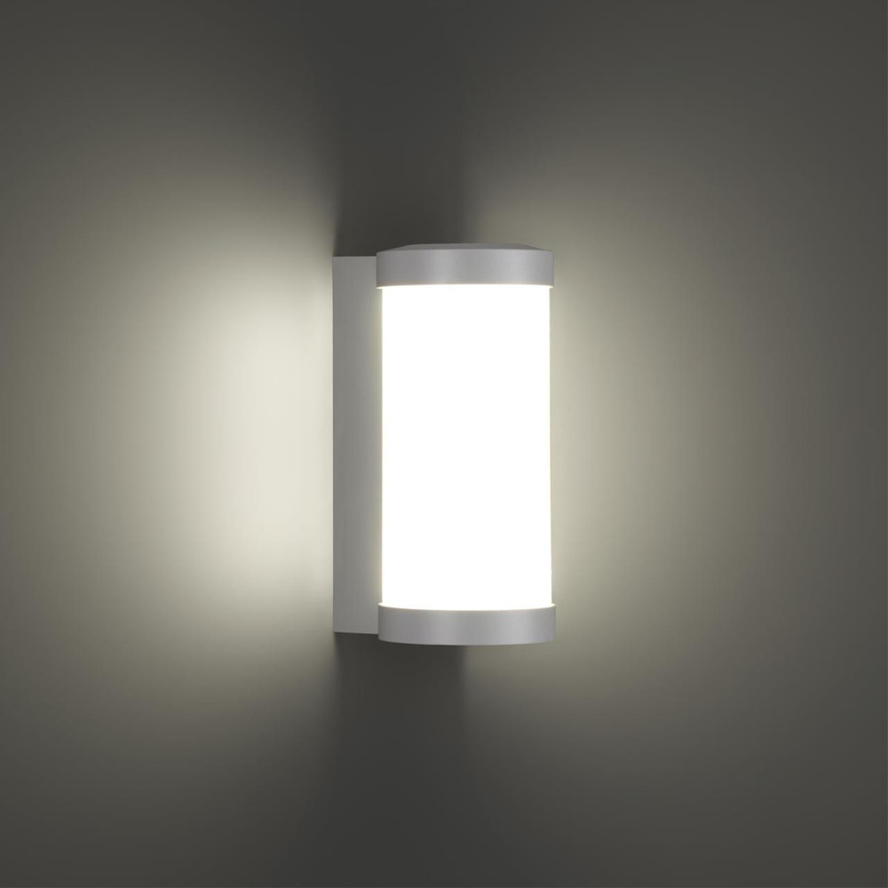 359299 STREET NT24 000 белый Светильник ландшафтный настенный IP65 LED 6W 4000K 180-265V OPAL