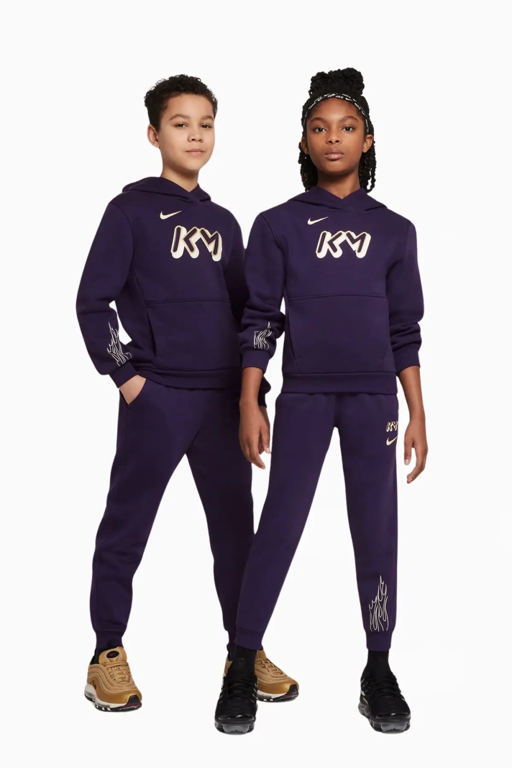 Кофта Nike Kylian Mbappé Club Fleece Junior - фиолетовый