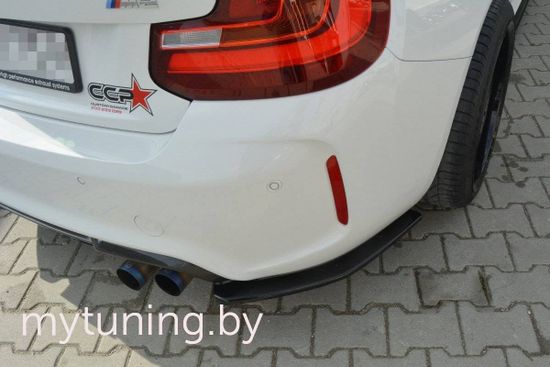 Сплиттеры бампера заднего боковые для BMW M2 F87 (16-...)