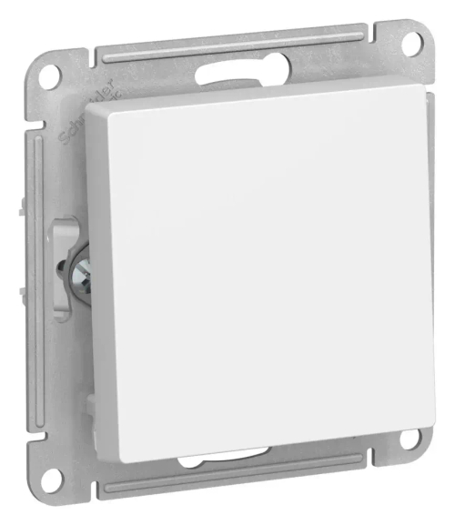 ATLASDESIGN 1-клавишный ВЫКЛЮЧАТЕЛЬ КНОПОЧНЫЙ, сх.1, 10А, механизм, ЛОТОС