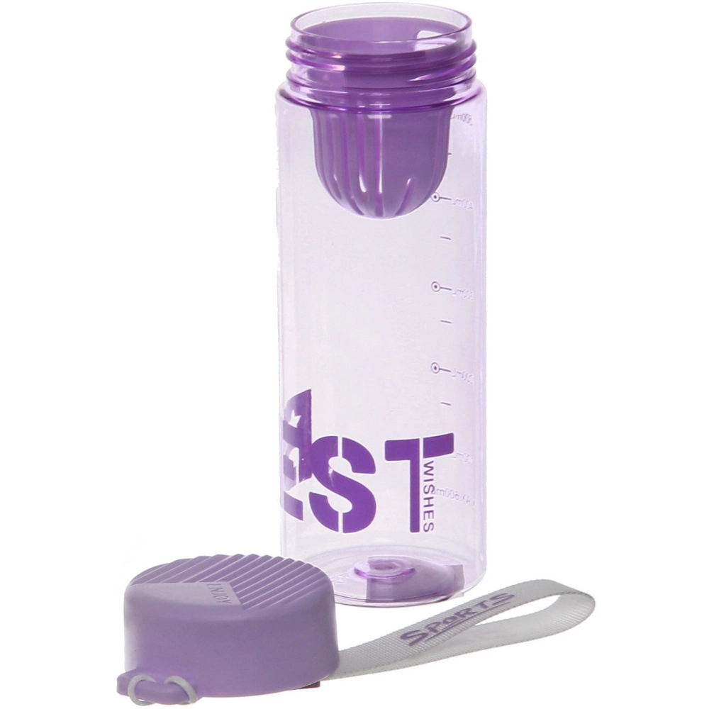 Бутылка питьевая пластиковая 600мл «BEST», микс цветов