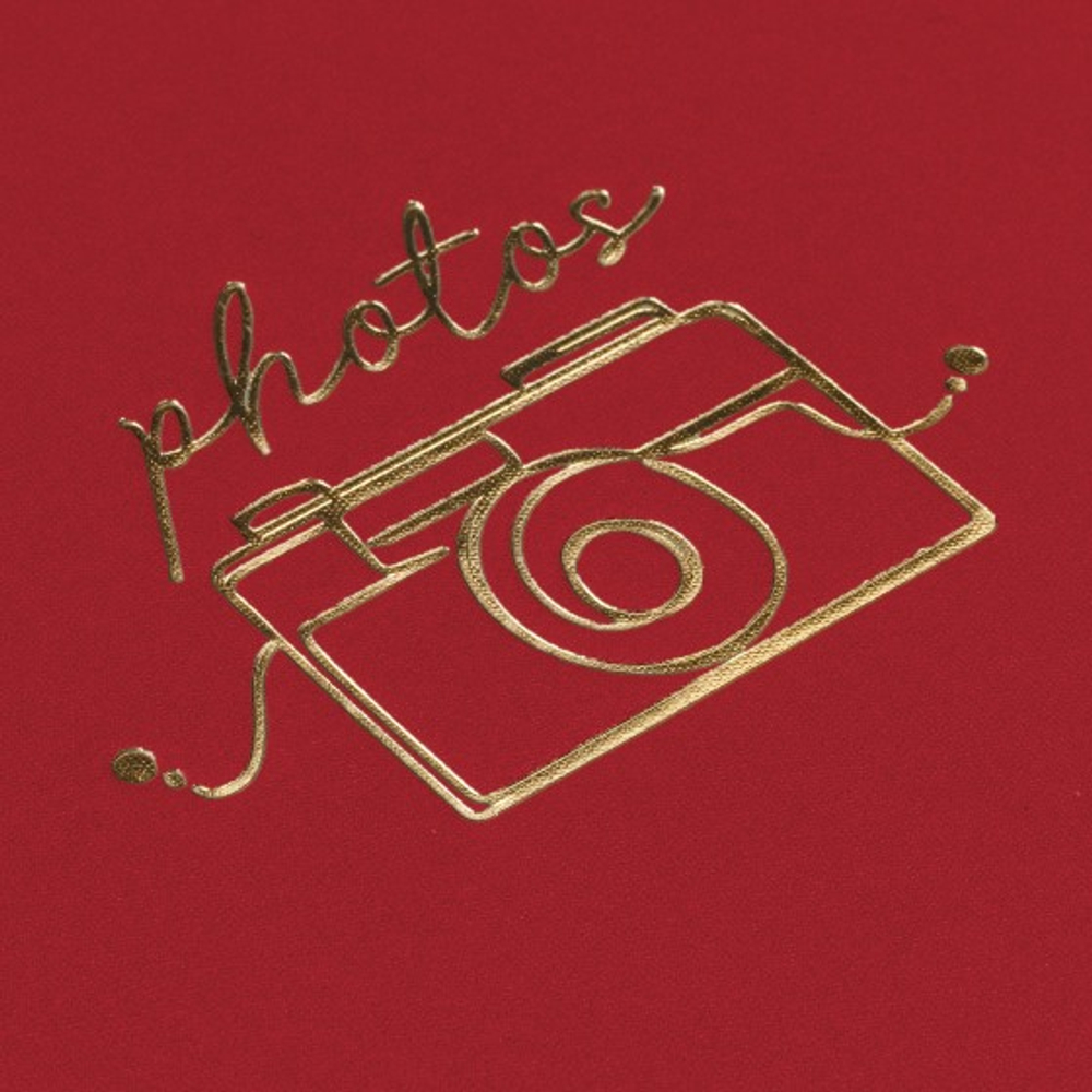 ZEP RQ4640R 10x15x40магн.стр. Oliver Red (красный) ф/альбом