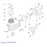 Корпус насоса Kripsol EP - Rep 100.A / RBH0010.04R (RPUM0010.04R)