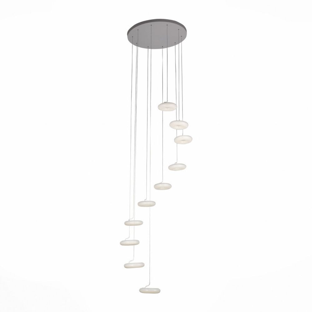 SL902.503.10 Светильник подвесной ST-Luce Белый/Белый LED 10*7W 5000K