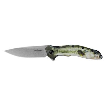 Нож KERSHAW 1845BASS Shoreline с клинком из стали 8Cr13MoV, рукоять Алюминий