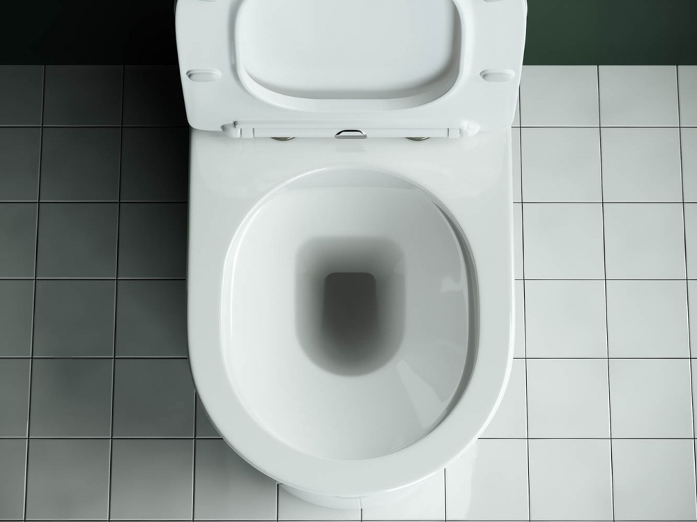 Унитаз-компакт безободковый Ceramica Nova Star CN1904-B с крышкой-сиденьем микролифт, белый глянец