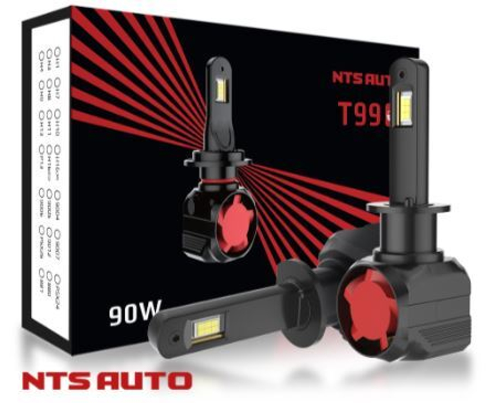 Автолампа LED  24V Н 7 к-т NTS (вентилятор) T99 45W  6300K 4800Lm  (T99-H7)