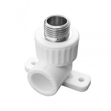 Установочный угол полипропиленовый (ПП) 20х1/2 НР