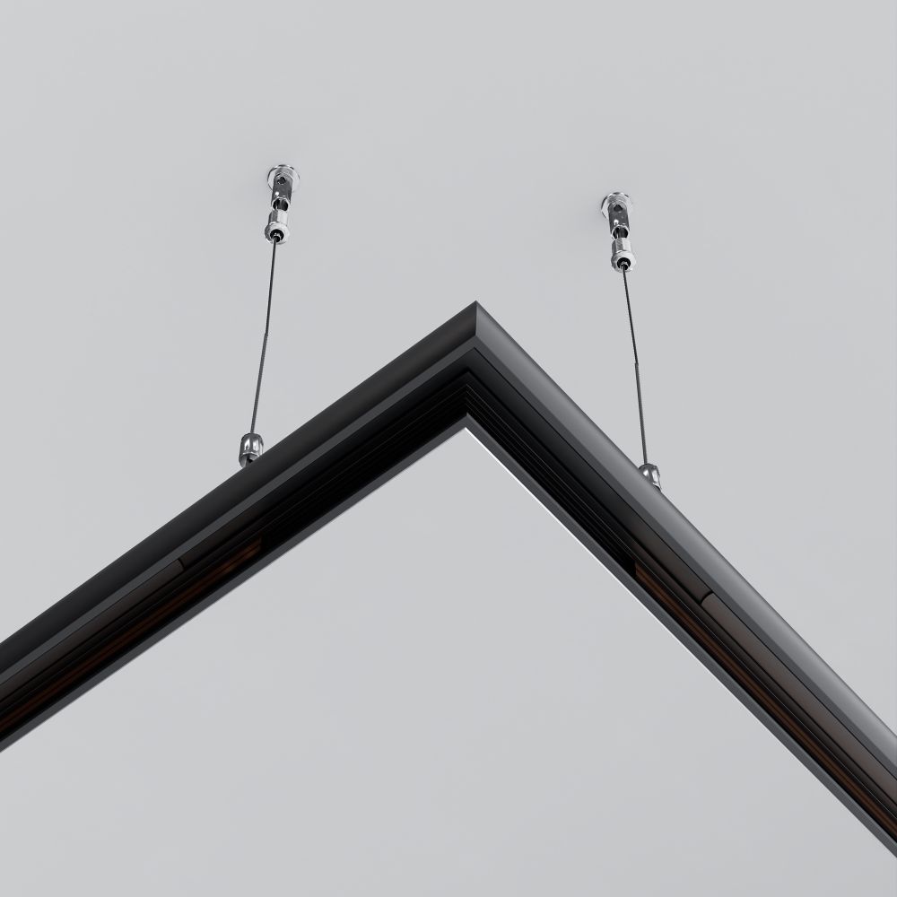 Угол для круглого низкопрофильного шинопровода Maytoni Exility TRAM034CL-R-41B