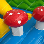 Большой надувной батут "Средневековье" 9*9*5 м