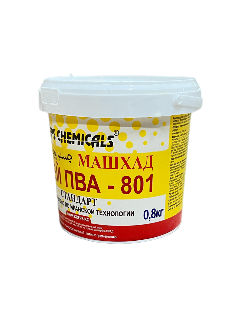 КЛЕЙ ПВА KREPS МАШХАД 0,8КГ