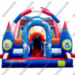 Коммерческий надувной батут "Новая ракета" 6*4.5*6 м